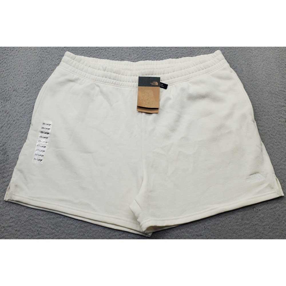 The North Face Sweat Shorts Womens XXL Tan Fleece-Lined Athletic Gym Workout